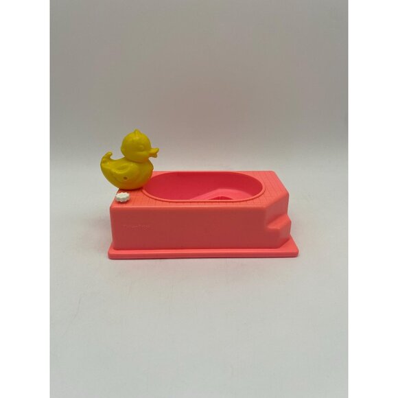 Vintage 1995 Mattel Barbie Bathtime Fun Kelly Pink Bathtub - Picture 1 of 8